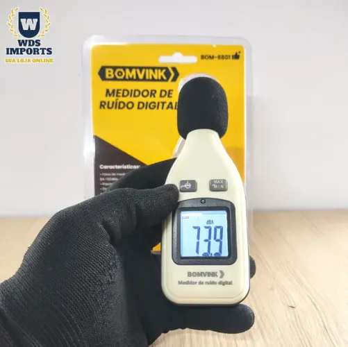 Digital Medidor De Ruído Digital Decibelímetro