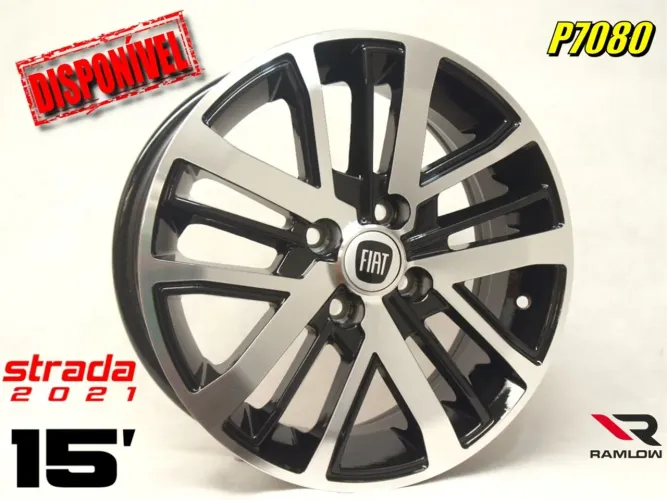 Rodas Fiat Strada 2021 15' P7080 4x98 novas