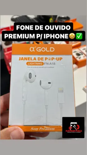 FONE IPHONE ORIGINAL