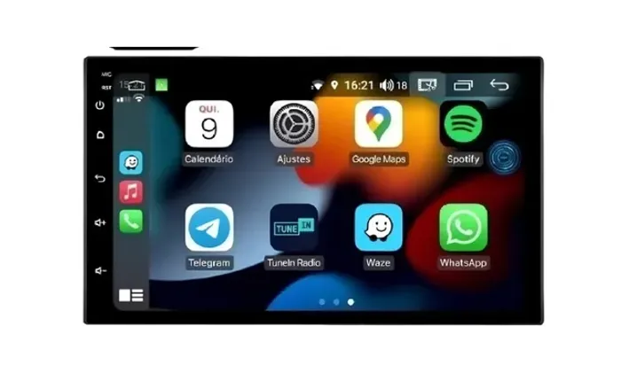 (NOVO) Multimídia Android Play One-X SOM-0904 / 2 Din