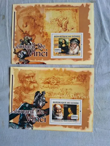 Blocos de Selos Leonardo da Vinci i