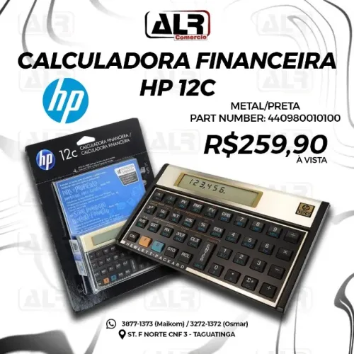 CALCULADORAS FINANCEIRA 12C GOLD