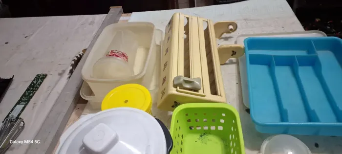 Kit de 6 peças de plástico para organização