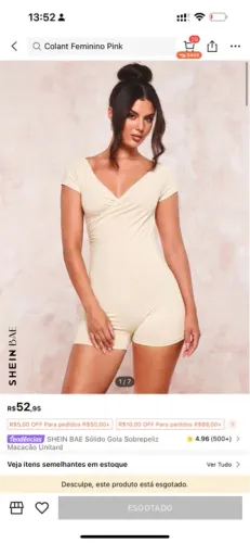 1 vestidos e 1 macaquinho SHEIN por 40 reais NOVOS