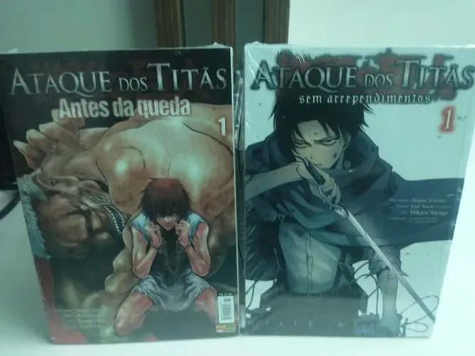 Mangá Ataque Dos Titãs - Antes Da Queda 1 Ao 10 + Sem Arrependimentos 1+2