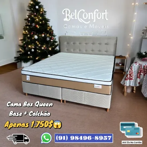 CAMA QUEEN MOLAS ENSACADAS