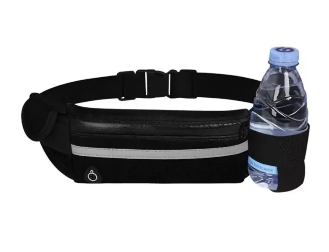 Pochete de Corrida Esportiva para Celular com Suporte de Garrafa bolsa