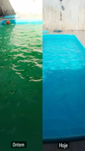 Limpeza e manutenção da água (Piscina e reservatório de água) 