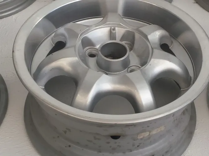 Rodas de liga leve aro 14 Ibr tal 6.5 prata com borda diamantada 4x100 novas