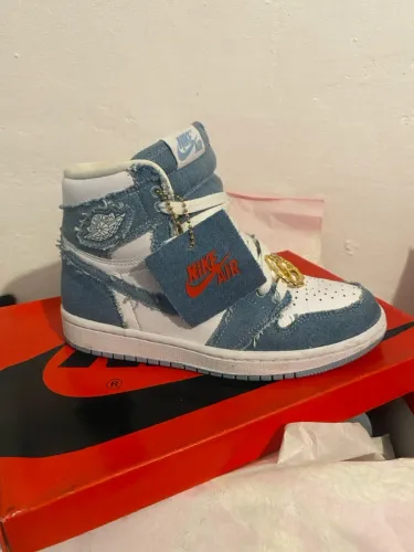 Air Jordan 1 High Denim - Novo e Exclusivo! Apenas Usado 2 vezes 