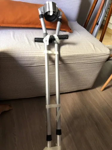 Muletas para recuperação alumínio