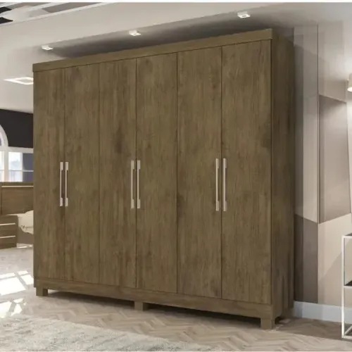 Guarda Roupa 6 Portas 4 Gavetas (Sem Pés) Novo direto da fabrica