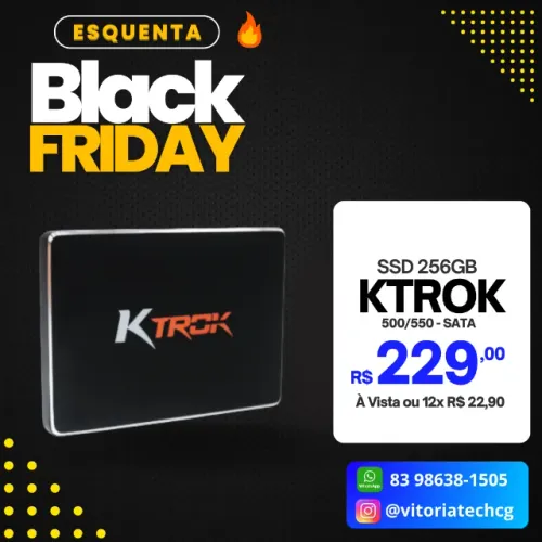 SSD Sata 256GB Desktop e Notebook