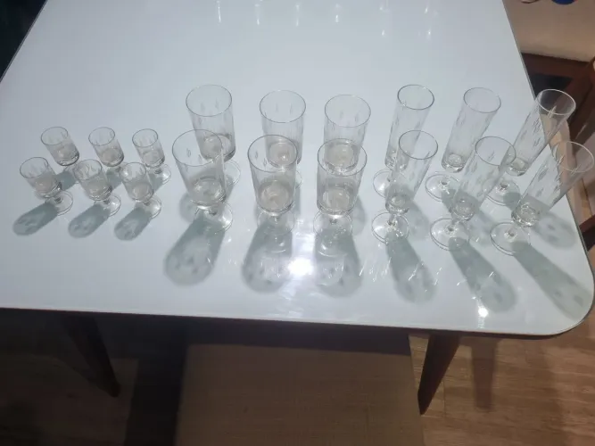 Conjunto taças cristal