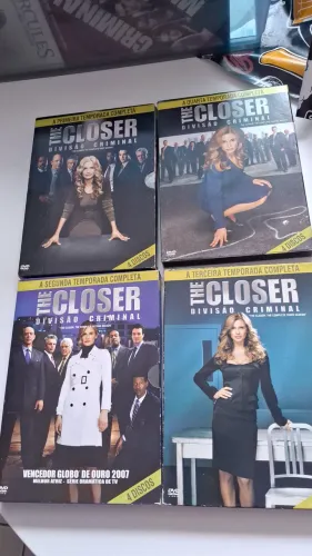 THE CLOSER DIVISÃO CRIMINAL TEMPORADAS 1 A 4 DVDS ORIGINAIS