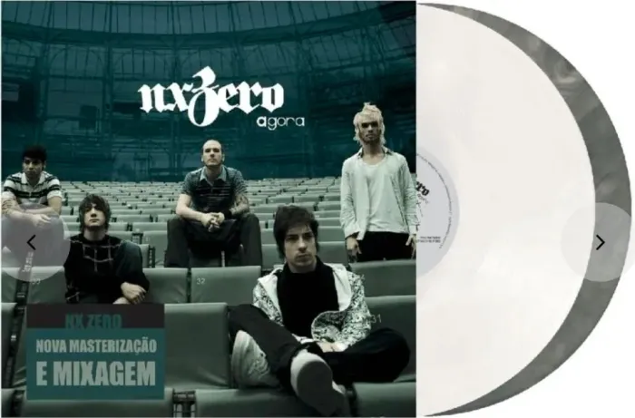 Vinil NX Zero - Agora (2LP Cinza e Branco / Nova mixagem)