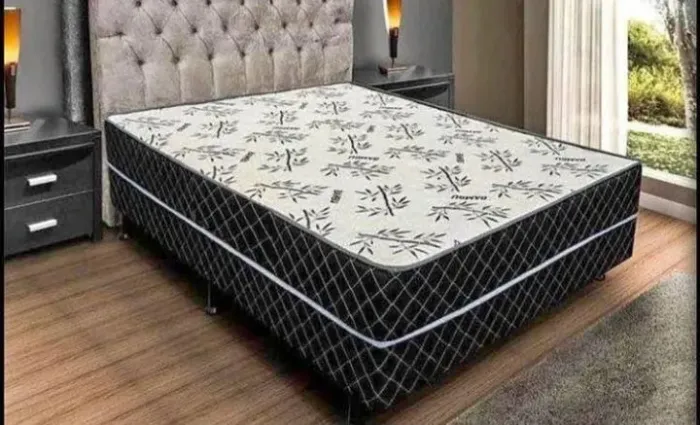 Cama Box Casal com Colchão Ortopédico - Novo