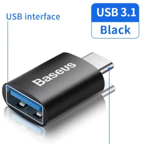 Adaptador Baseus Otg Type C 3.1 macho para USB 3.0