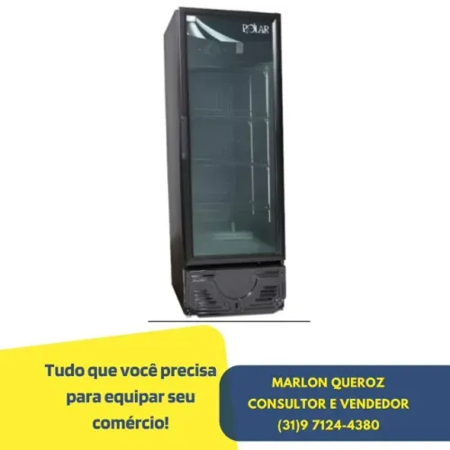 Refrigerador 405 Litros Polar All Black Novo