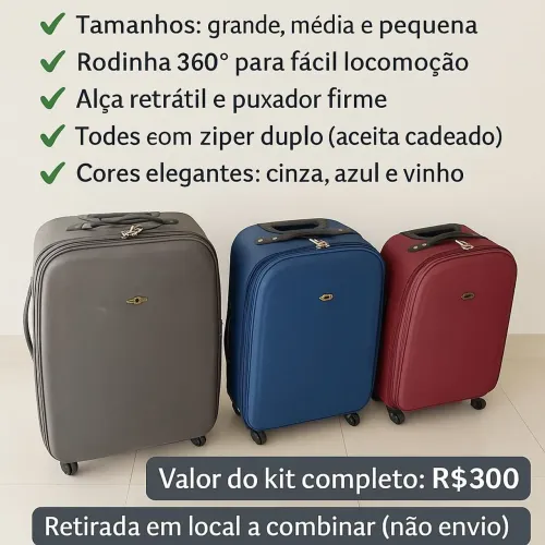 KIT DE MALAS KING ROAD 