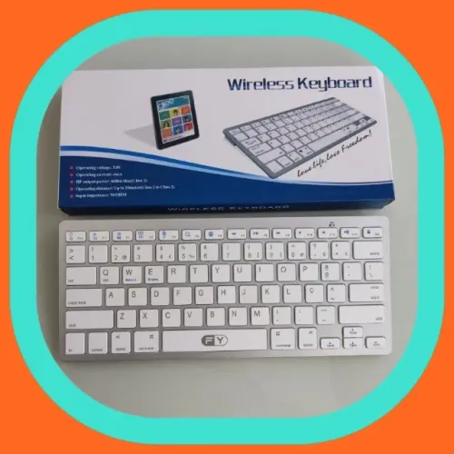 (Novo) Teclado Bluetooth Android ou Ios Mac - Para Celular