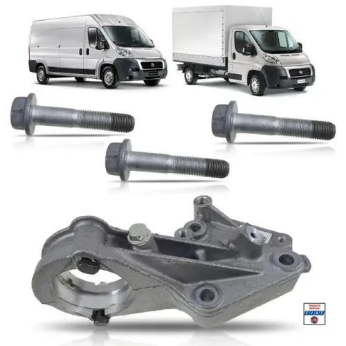SUPORTE DO SEMI EIXO LADO DIREITO + PARAFUSOS ORIGINAL FIAT DUCATO 2018 A 2022