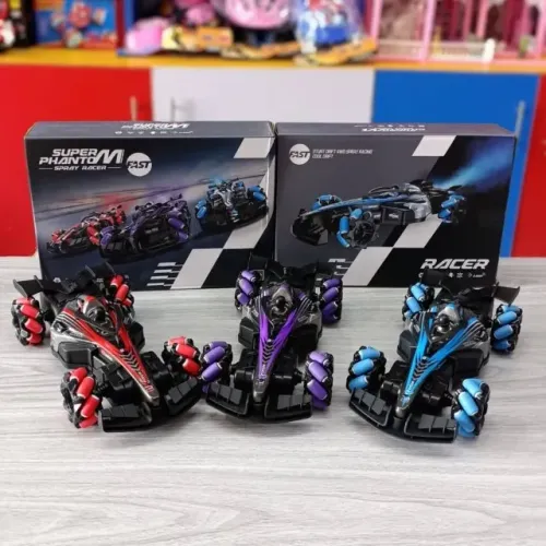 Carrinho Controle Remoto Super Phantom Recarregável Fumaça 