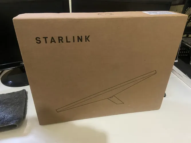 Starlink bloqueada para retirada de peça