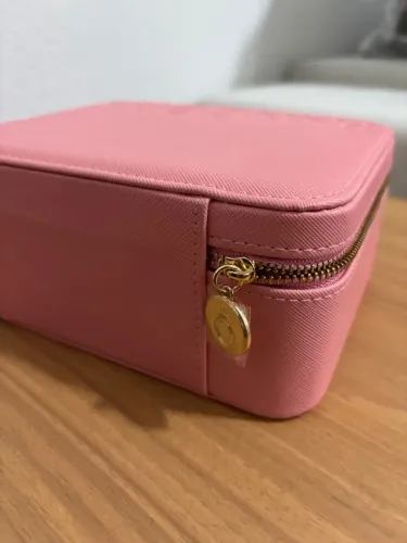 Porta Joias Pandora Rosa Novo