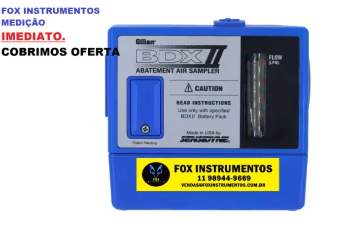 Bomba amostragem de poeira bdx