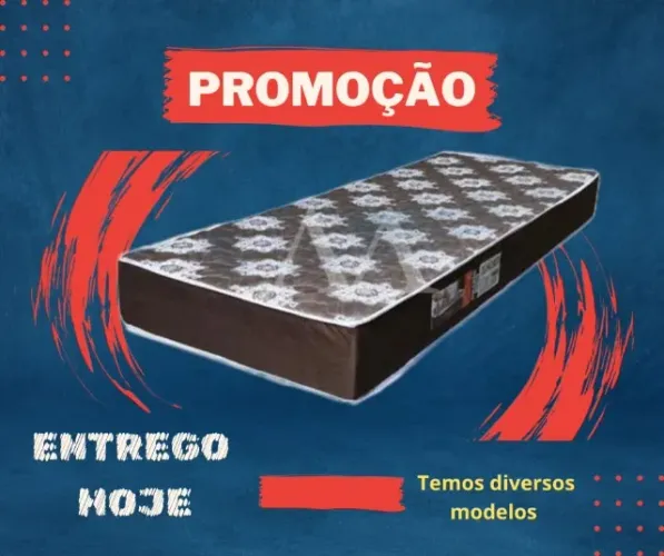 Colchão Solteiro D28 Top/Líder em Vendas/Entregamos Hoje/Tenha hoje o seu!/ Pague ao receb