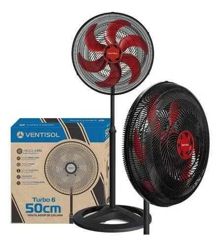 Ventilador Coluna 50cm Turbo - Novo