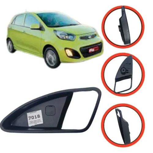  TAMPA DA PORTA INTERNA TRASEIRA DIREITA DO KIA PICANTO ORIGINAL 82611/21-1Y000    ETQ7018