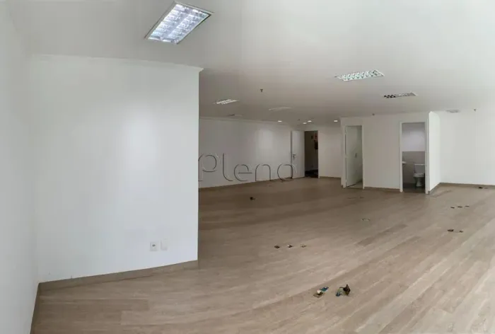 Sala para alugar em Campinas, com 1 quarto, com 100 m², Condomínio Edifício Hannover Tower