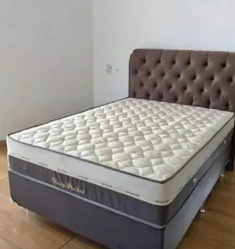 Cama box colchão e base hoje