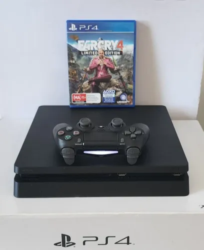 PS4 Slim 500GB c/ Super GARANTIA + Jogo. Temos Loja Física