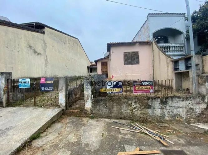 Terreno à venda, 234 m² por R$ 511.000,00 - Vila Camilópolis - Santo André/SP