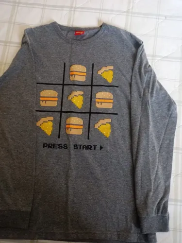 Camiseta de Manga Longa Tam 16
