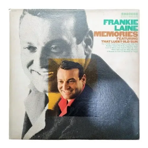 LP Vinil Frankie Laine Memories 1968 Autografado