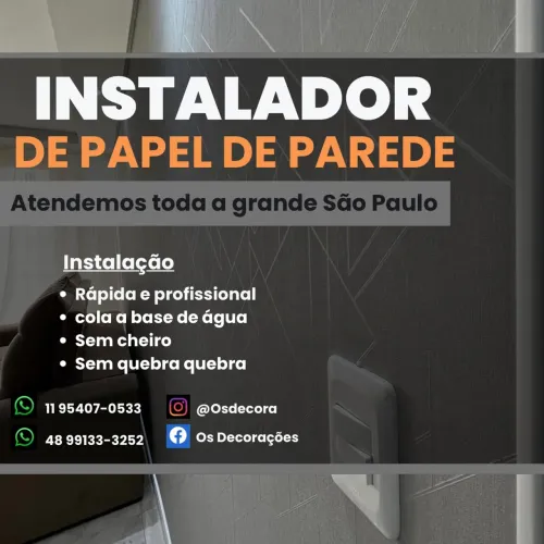 Instalador de papel de parede