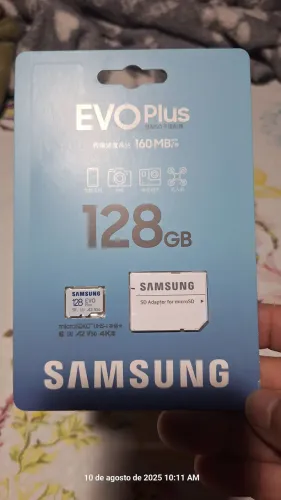 Cartão de Memória Samsung EVO Plus 128GB
