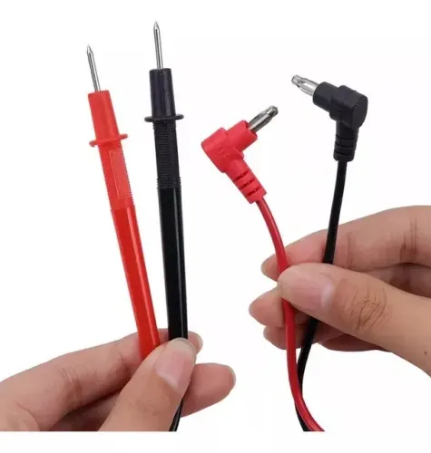 Cabo Ponteira De Teste Para Multímetro Negativo E Positivo