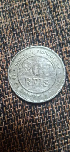 200 reis república dos Estados Unidos do brasil