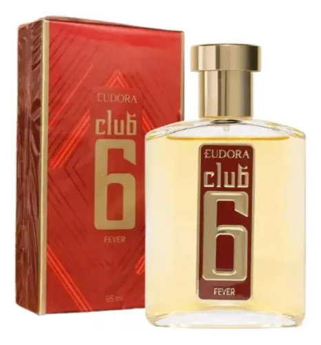 Club 6 Fever Deo Colônia Masculino-95ml -EUDORA (Novo Lacrado)