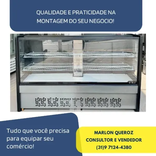 Balcão de Tortas 1,75M Polar Novo
