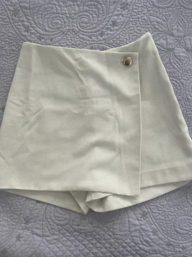 Short Saia Branco H&M Tam 34