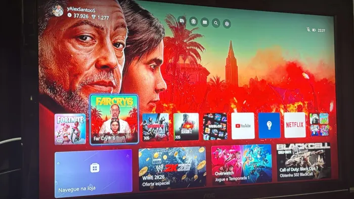 Vendo ou troco tv 42 AOC perfeita..