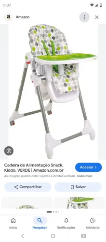 Cadeira de alimentação