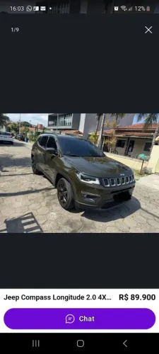 Jeep Compass Longitude 2.0 4X2 Flex 16V Aut. 2019
