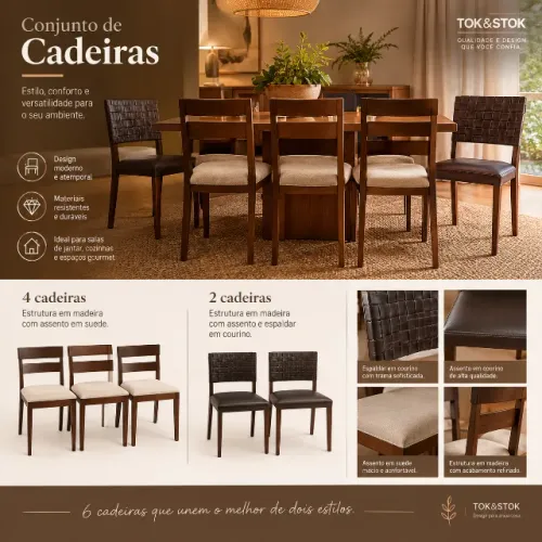 Cadeiras de jantar